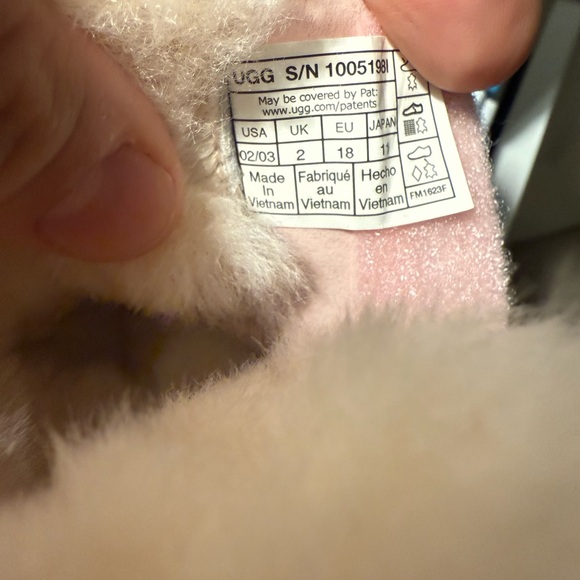 Pink Suede Moccasin Boots with Fur Trim - Picture 3 of 6